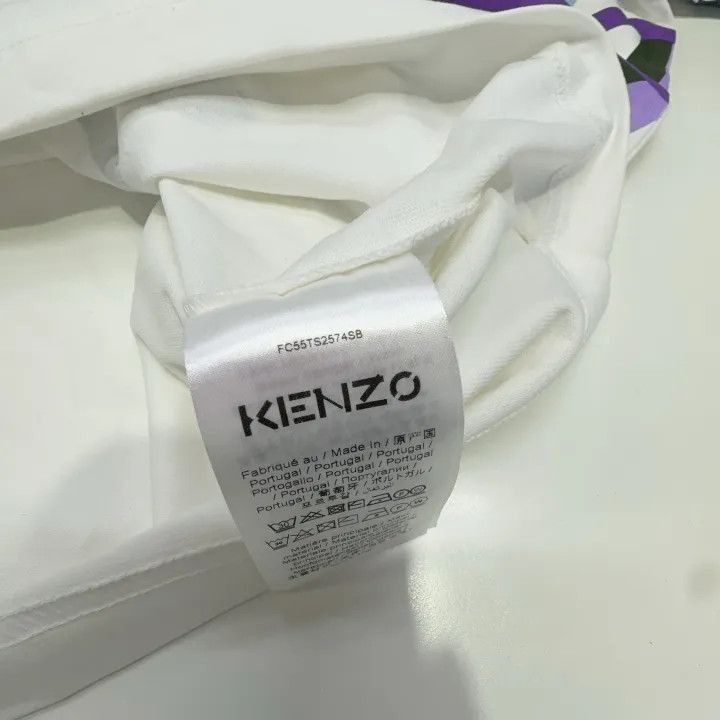 Kenzo KENZO SS22 White Tiger Print Short Sleeve T-Shirt -2507 Size US XL / EU 56 / 4 - 5 Thumbnail