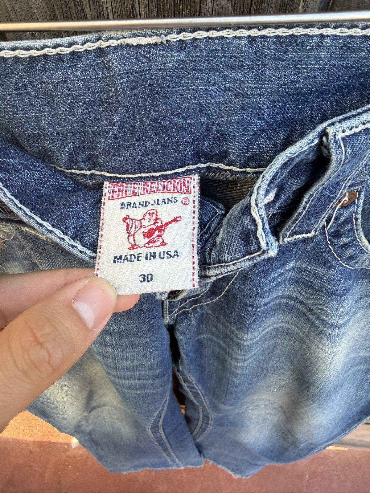 True Religion True Religion Ricky Jeans Made in USA Size US 30 / EU 46 - 3 Thumbnail