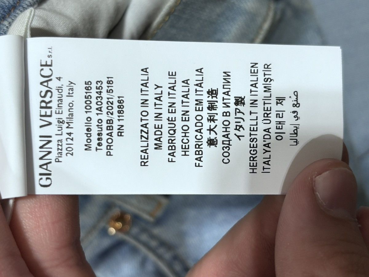 Versace Versace Blue Royal Rebellion Jeans Size US 34 / EU 50 - 7 Thumbnail