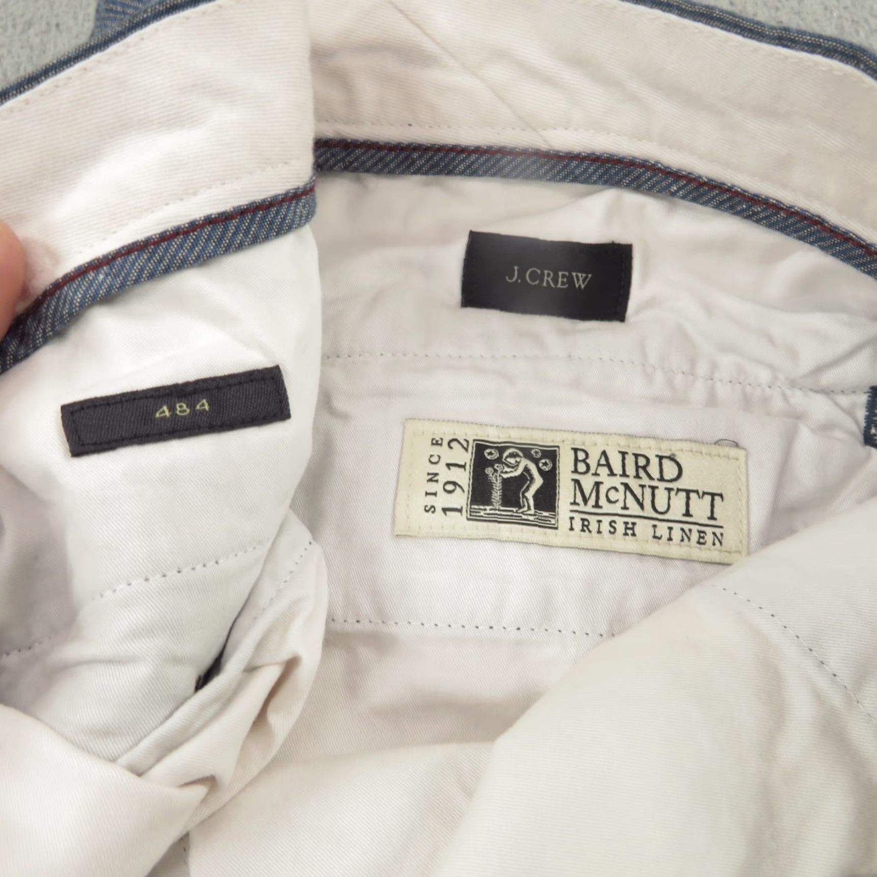 J.Crew J.CREW Pants Mens 36x32 Slim Fit Linen 5-Pocket Chino Beach Preppy 484 Summer Size US 36 / EU 52 - 7 Thumbnail