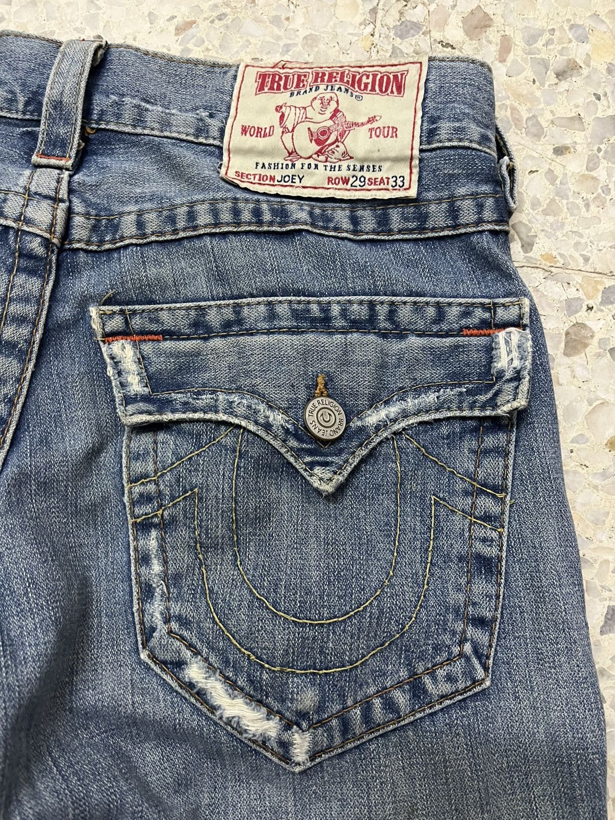 True Religion Vintage true religion bootcut distressed denim Size US 32 / EU 48 - 11 Thumbnail