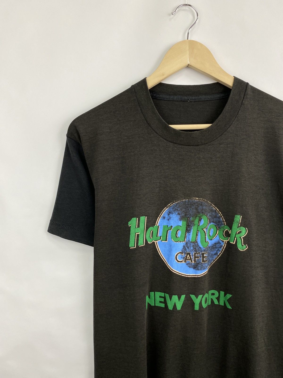 Hard Rock Cafe 🇺🇸 Vintage 80s Hard Rock New York T-Shirt USA Rare Retro Hype Size US M / EU 48-50 / 2 - 2 Thumbnail
