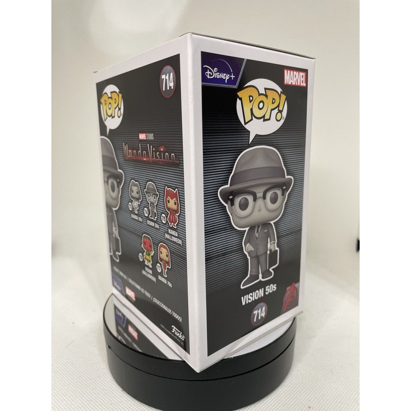 Other Funko Pop 50's Vision (Black & White) #714 - Wandavision Size ONE SIZE - 6 Thumbnail
