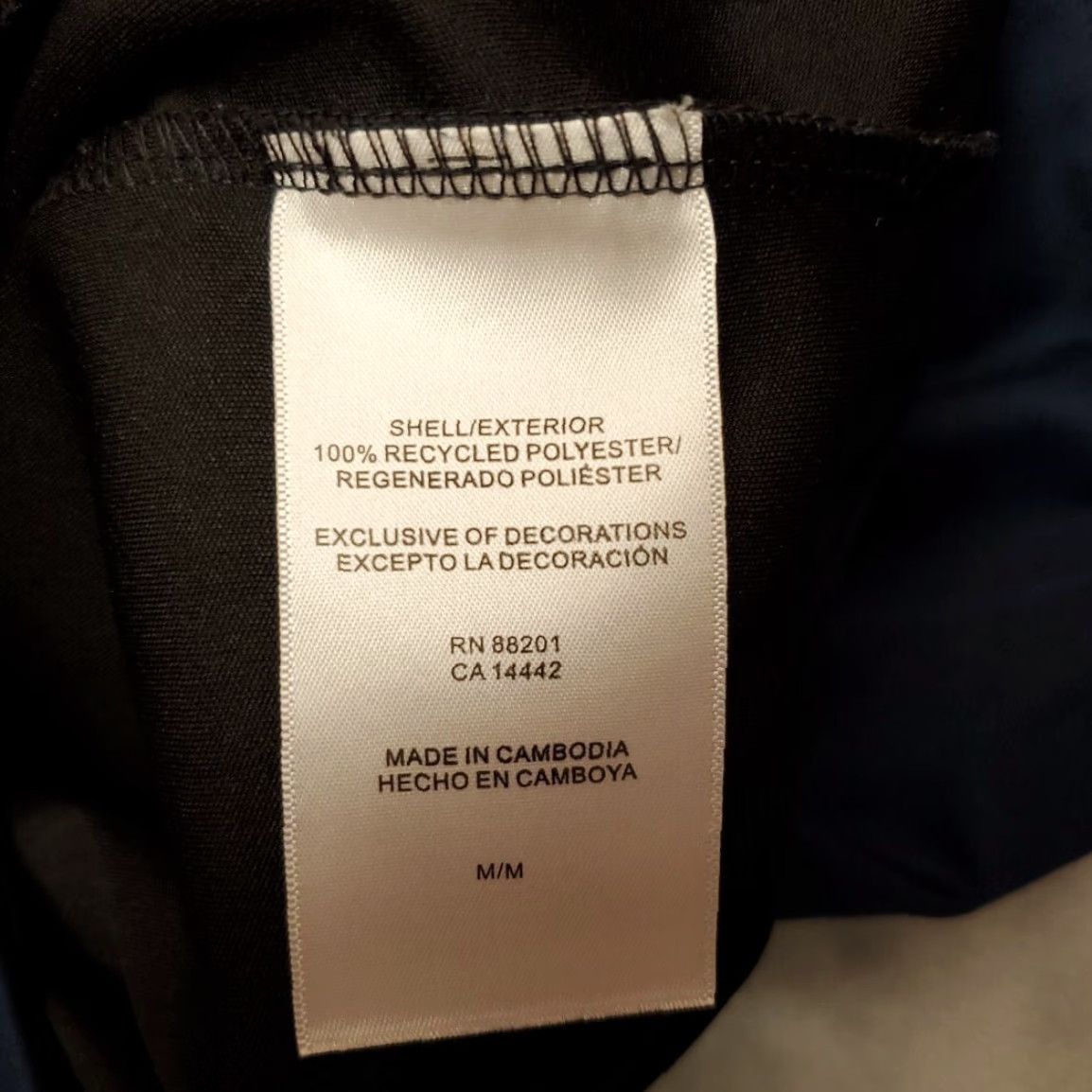 Y/Project MONDETTA Outdoor Project Jacket Mens M Navy Wind Water Resistant Full Zip Size US M / EU 48-50 / 2 - 5 Thumbnail