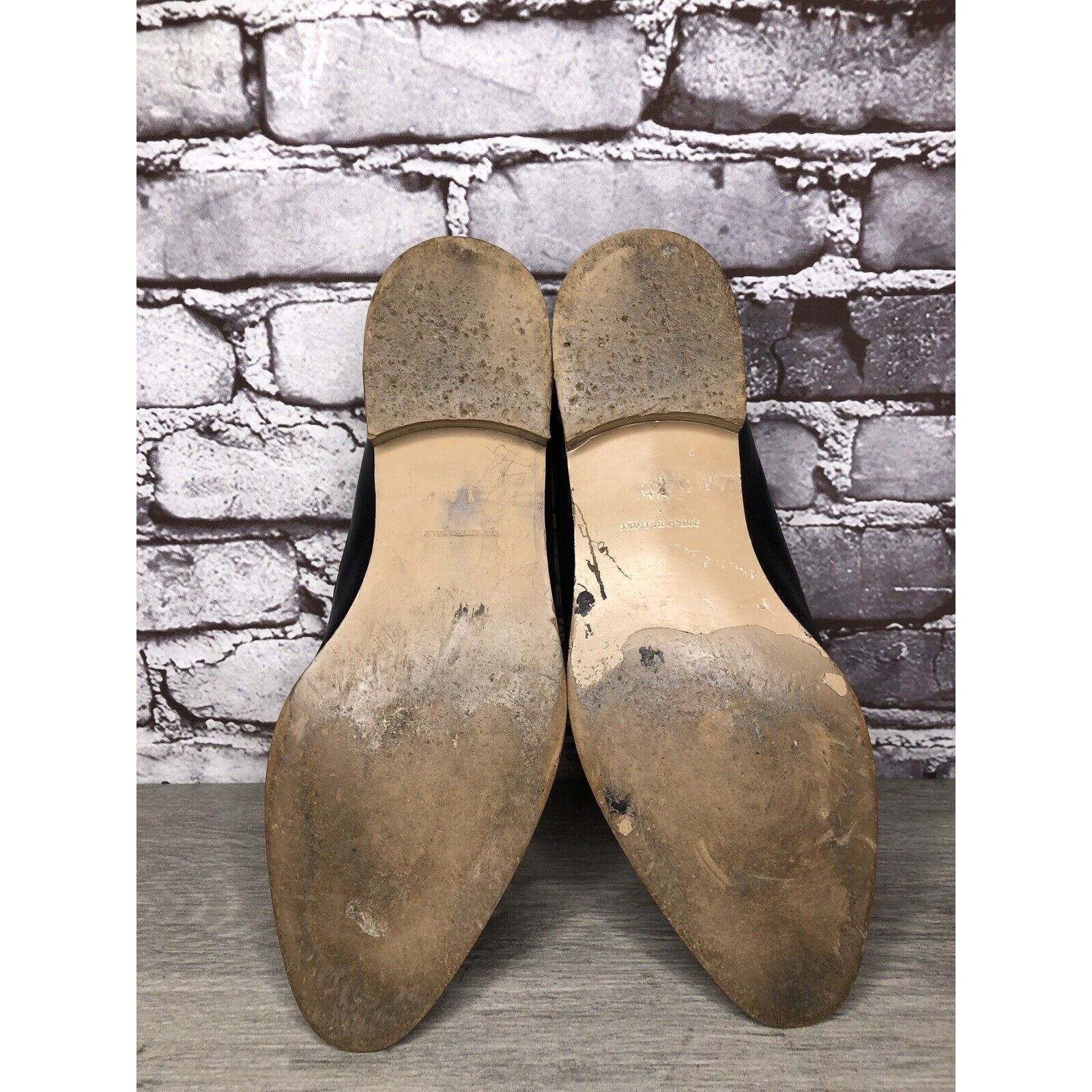 Everlane Everlane The Modern Black Leather Slip On Pointed Toe Loafer Size US 10 / IT 40 - 6 Thumbnail