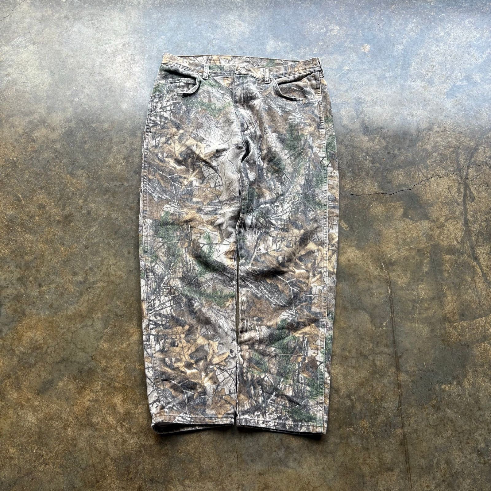 Wrangler Vintage Baggy 90s Wrangler Camo Jeans Size US 38 / EU 54 - 2 Thumbnail