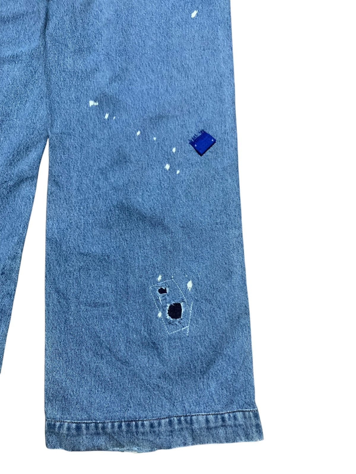 Ader Error × Zara Ader Error x Zara patchwork wide leg jeans