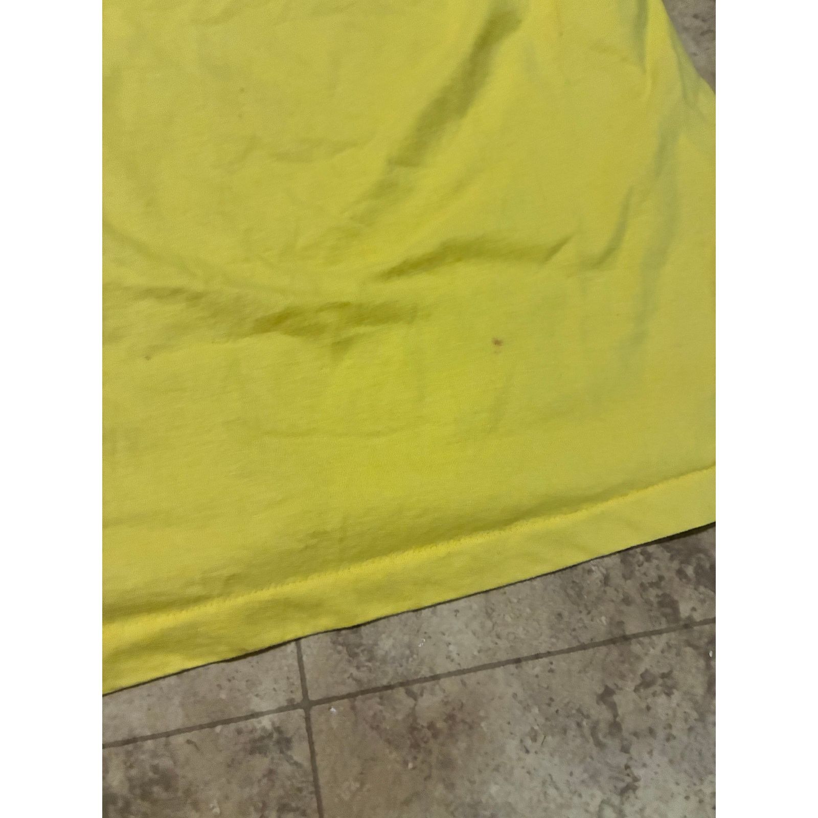 Fruit Of The Loom Vintage Yellow T-Shirt XL “Cold Before You Dig It” Size US XL / EU 56 / 4 - 5 Thumbnail