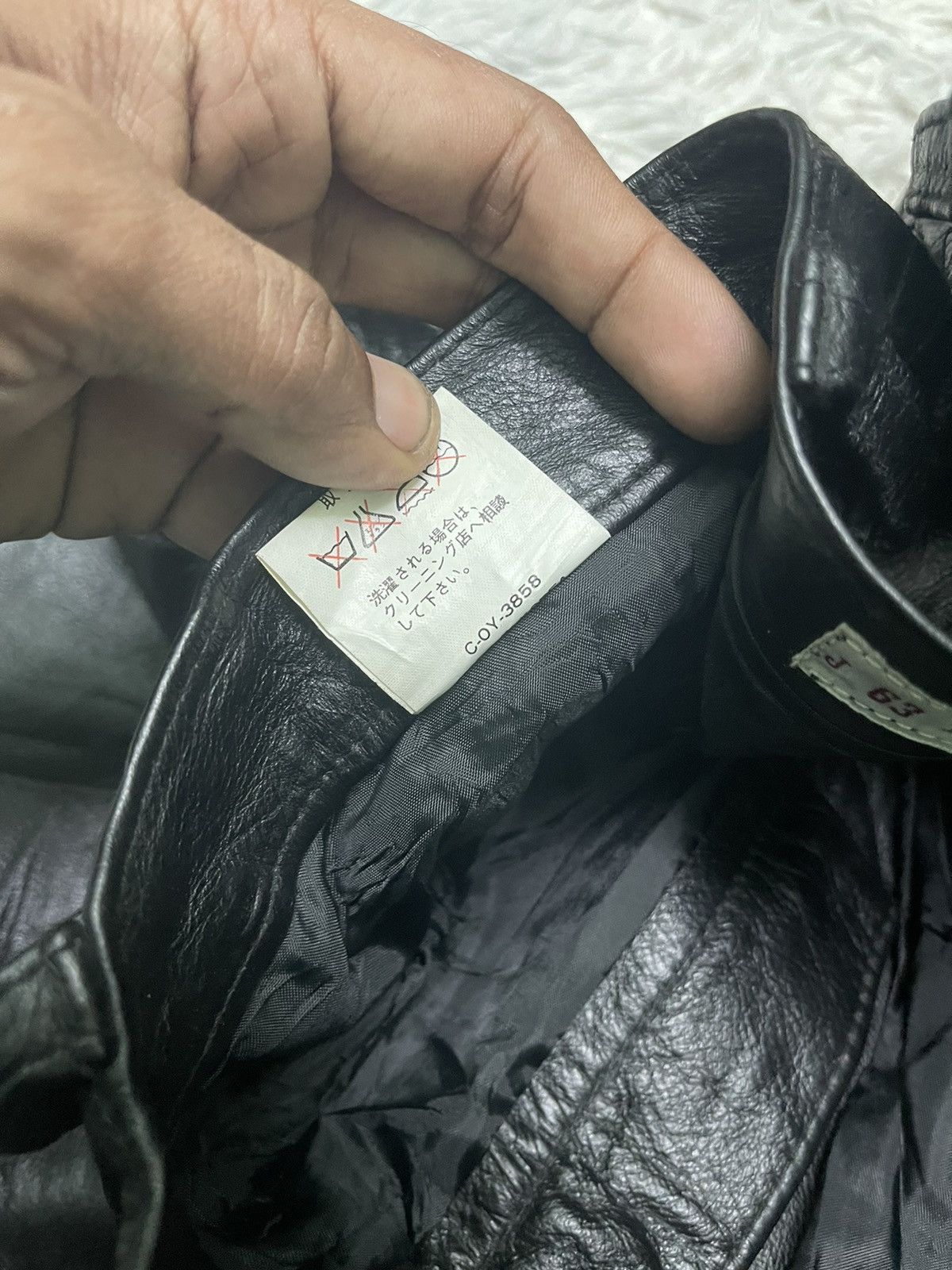 Johnbull 80s JOHNBULL LEATHER PANT TALON ZIPPER Size US 28 / EU 44 - 11 Thumbnail