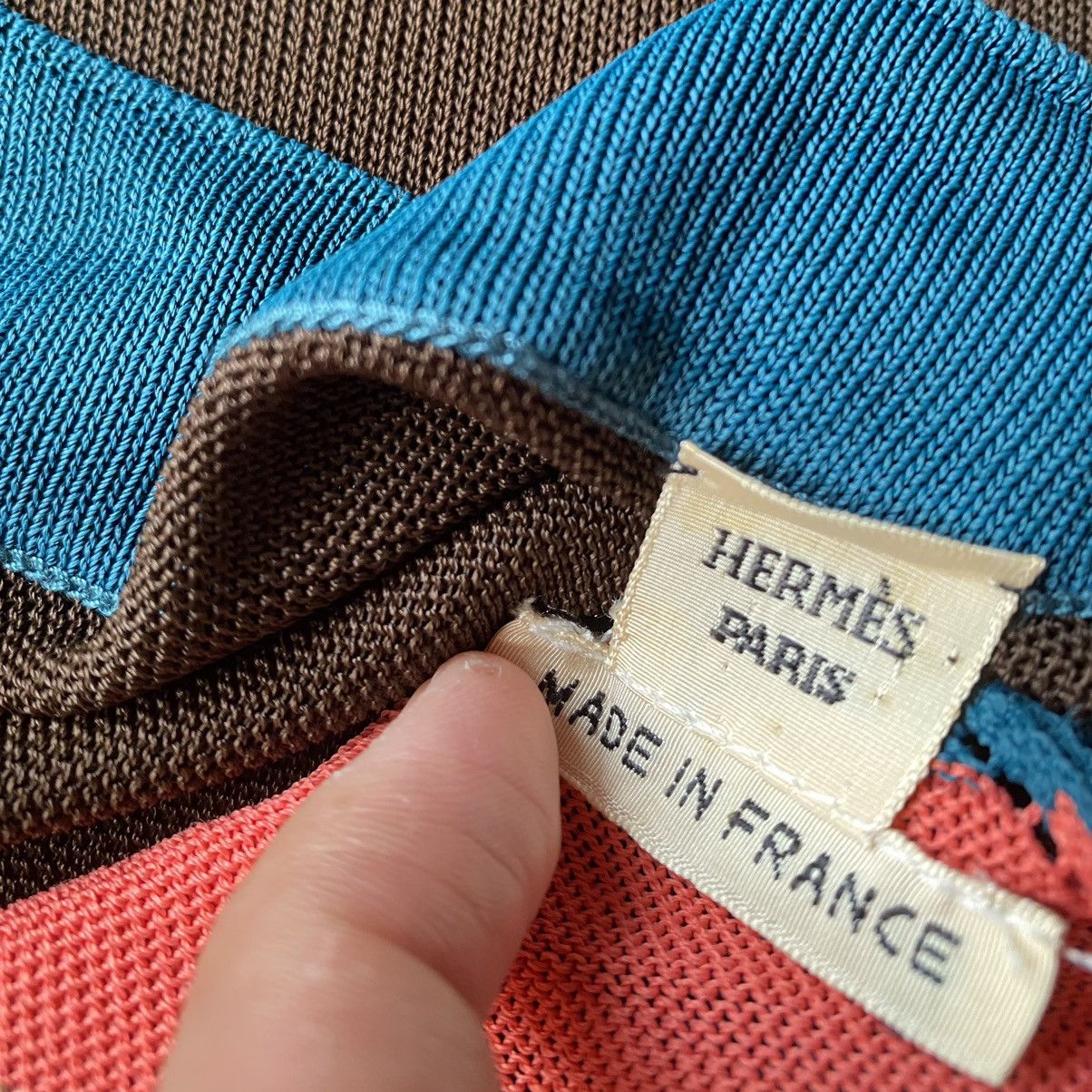 Hermes Hermes V Neck Wide Strap Blouse Size M / US 6-8 / IT 42-44 - 4 Thumbnail