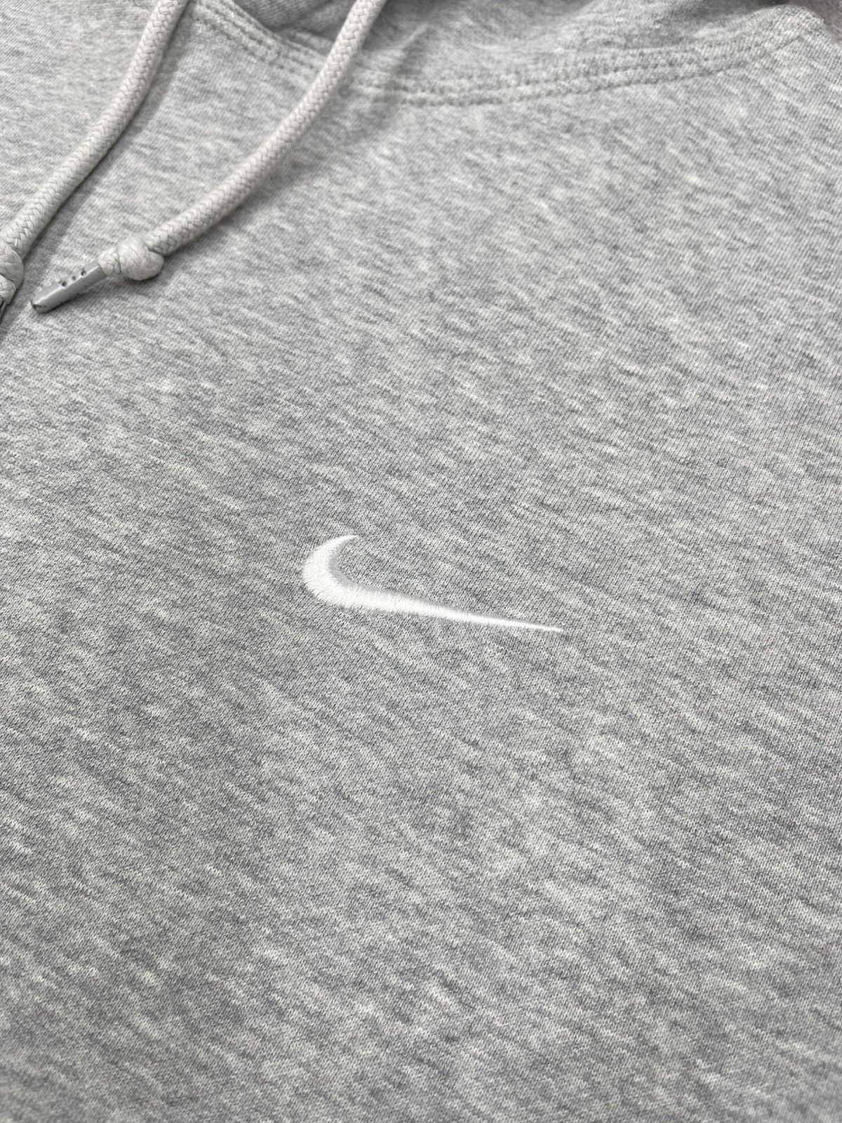 Nike × Nike ACG × Vintage Vintage Nike Basic Grey Hoodie Small Logo White Y2K ACG TN Size US L / EU 52-54 / 3 - 5 Thumbnail