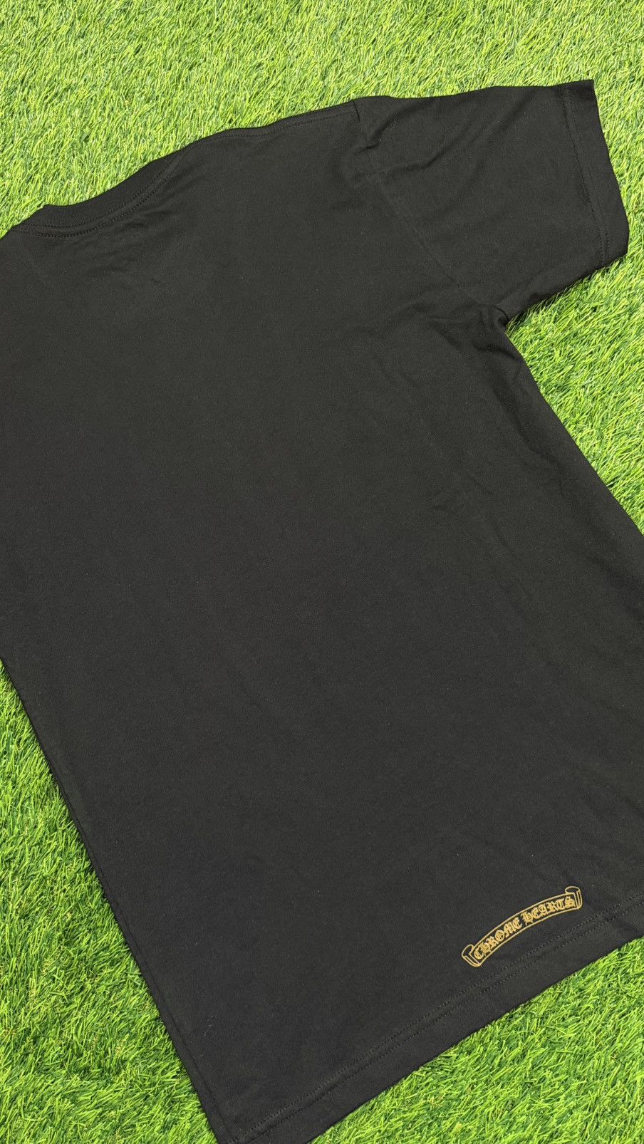 Chrome Hearts Chrome Hearts Gold Script Neck Pocket T-Shirt Size M Size US M / EU 48-50 / 2 - 2 Thumbnail