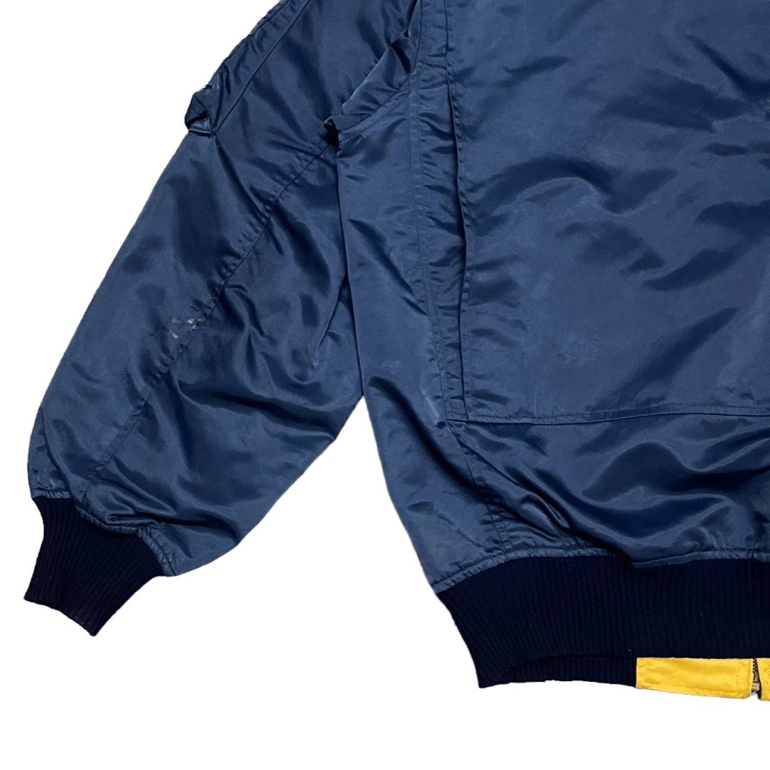 Japanese Brand Vintage Ma 1 Reversible Bomber Jacket by Japanese Brand Size US L / EU 52-54 / 3 - 12 Thumbnail