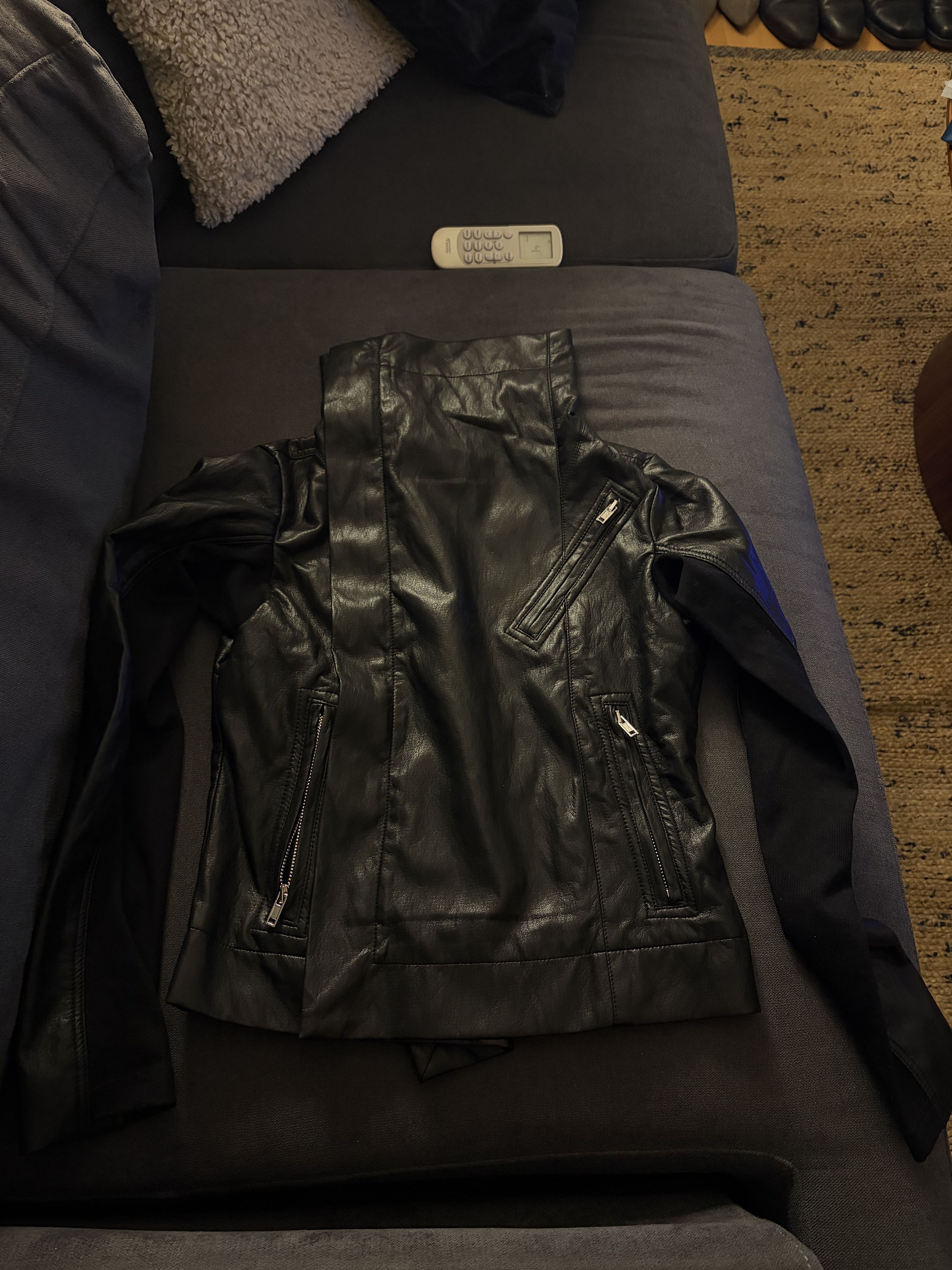 Japanese Brand avant garde leather jacket Size US XS / EU 42 / 0 - 2 Thumbnail