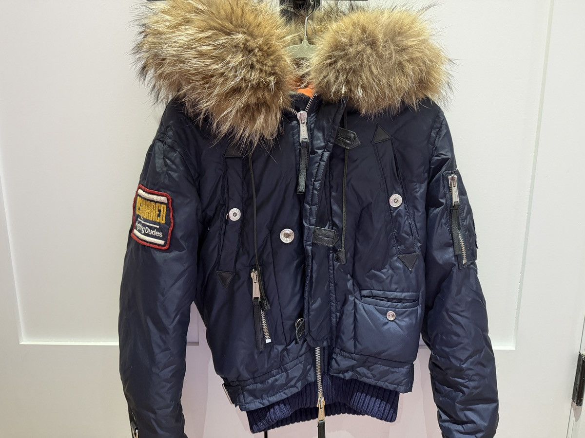 Dsquared2 Dsquared2 Down Jacket 2007 Runway “Fighting Dudes” Size XS / US 0-2 / IT 36-38 - 7 Thumbnail