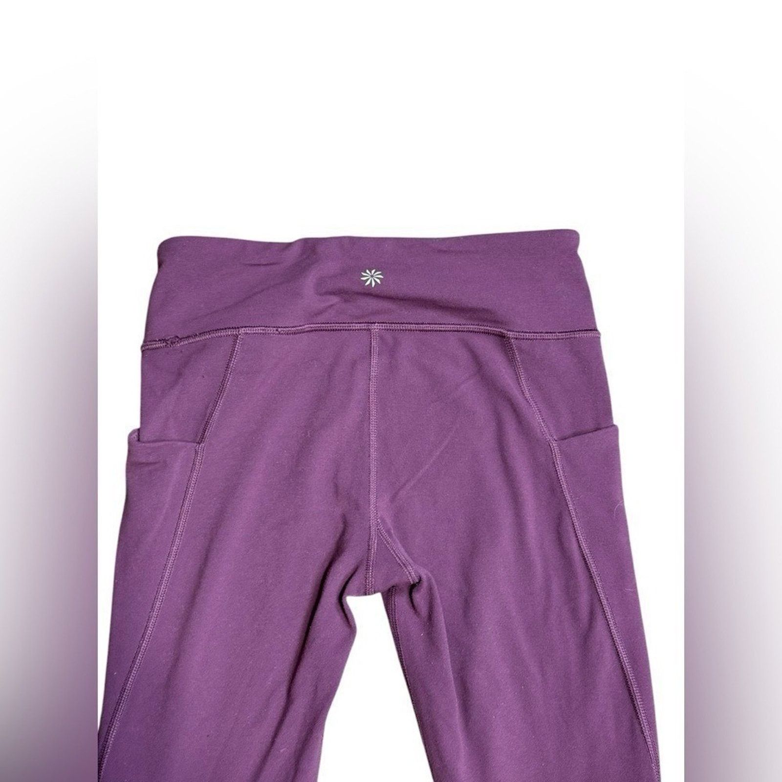 Athleta Athleta Girl Purple High Rise Stash Treasures Tight L12 Size 22" - 5 Thumbnail