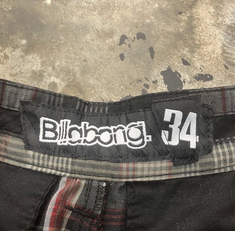 Billabong × Quiksilver × Vintage Y2K Billabong Plaid Rayon Shorts Size US 34 / EU 50 - 5 Thumbnail