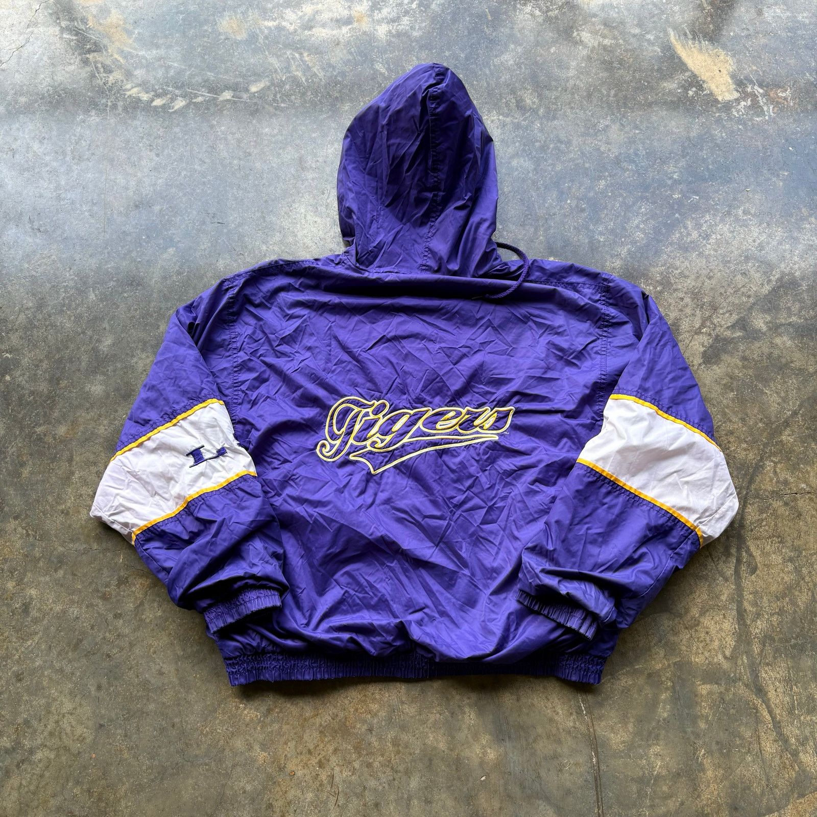 NCAA Vintage 90s LSU Tigers Reversible Jacket Size US L / EU 52-54 / 3 - 7 Thumbnail