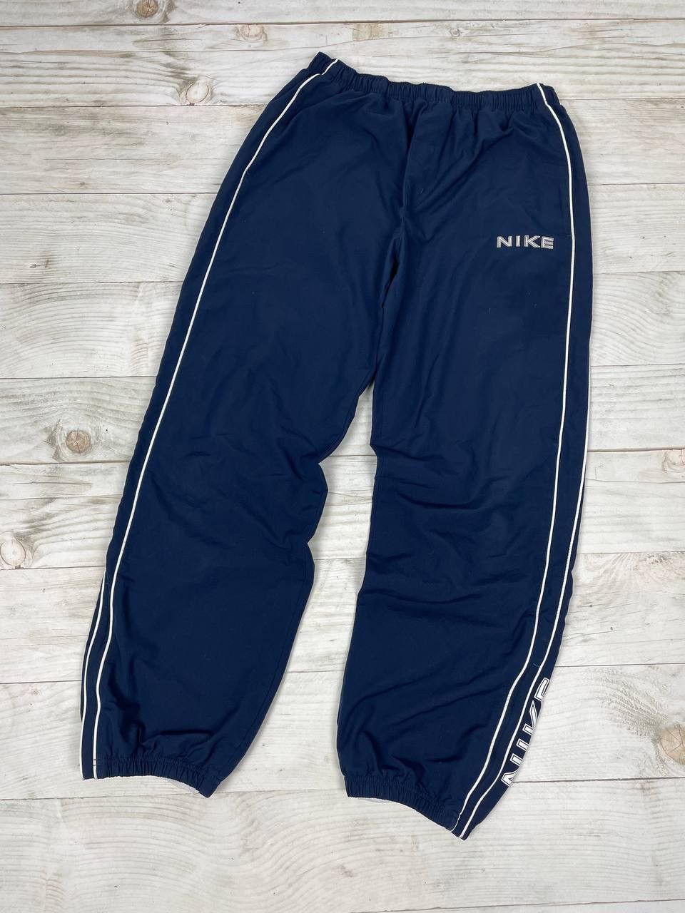 Nike Vintage Nike Nylon Track Pants 00s Big Logo Swoosh Size US 36 / EU 52 - 3 Thumbnail