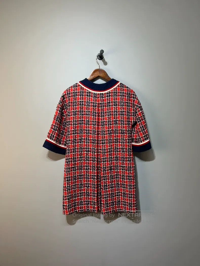 Gucci Gucci Red and blue plaid tweed dress Size XS / US 0-2 / IT 36-38 - 2 Thumbnail