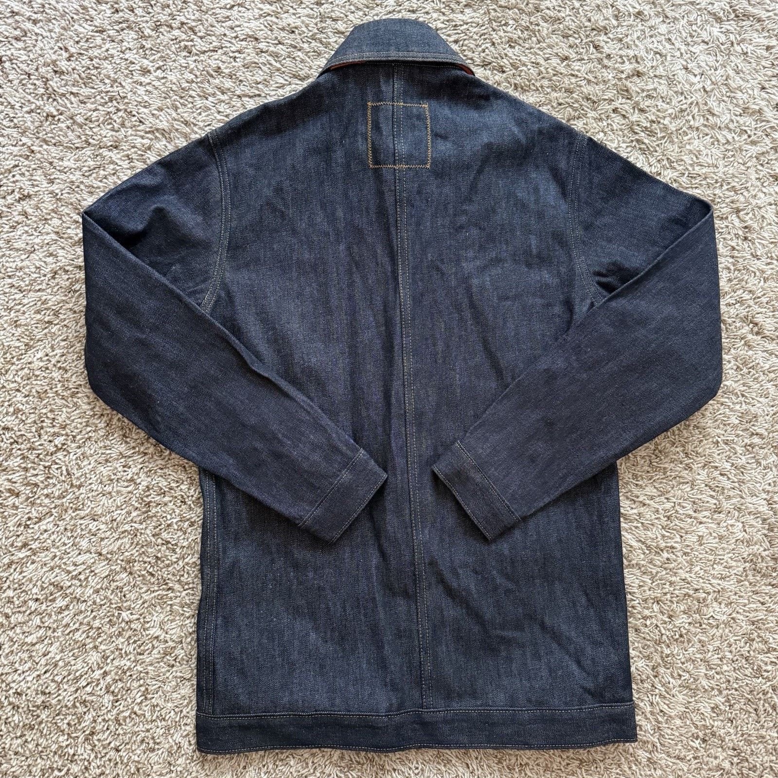 Ginew Lc King Selvedge Blue Denim Chore Jean Jacket Size Xs, Men's — image 2 of 6