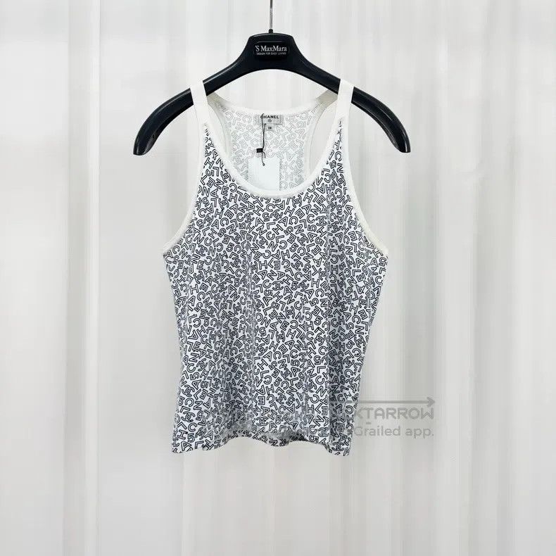 Chanel Chanel Full-printed letter beaded vest Size XS / US 0-2 / IT 36-38 - 1 Thumbnail