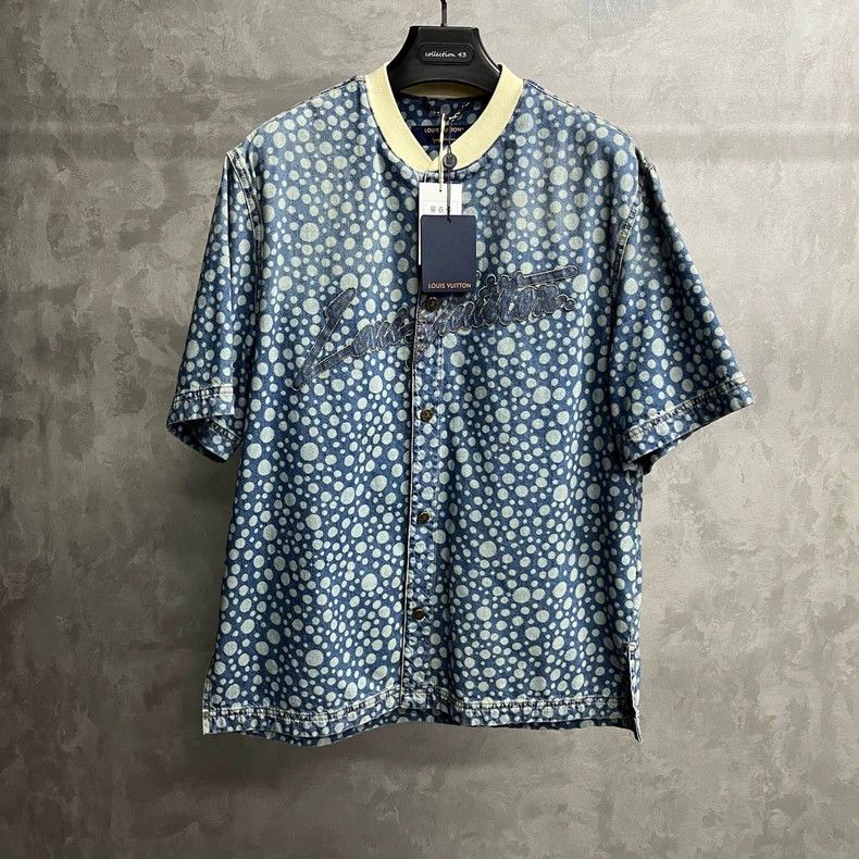 Louis Vuitton Louis Vuitton Polka-dot logo monogram printed short-sleeve Size US XL / EU 56 / 4 - 1 Thumbnail