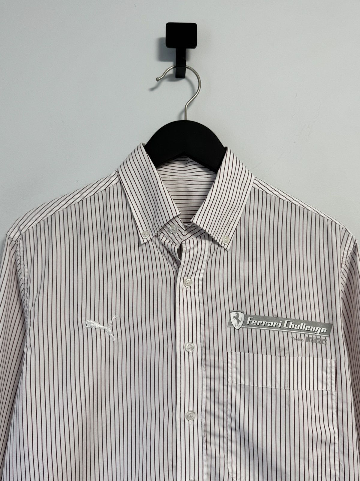 Puma Puma Ferrari Button Up Shirt Vintage Size US L / EU 52-54 / 3 - 2 Thumbnail