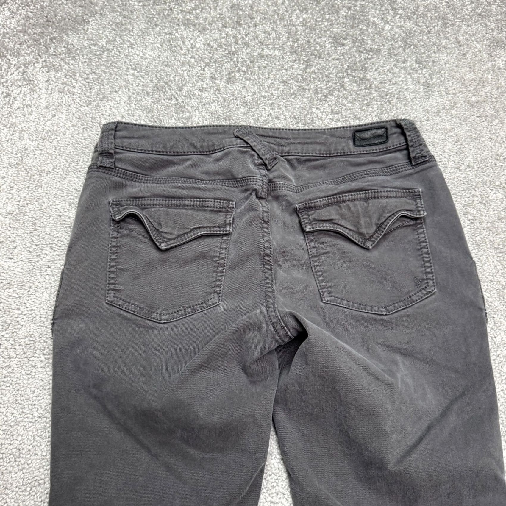 Joie JOIE Skinny Jeans Women 28 Dark Gray Mid Rise Stretch Cargo Ankle Zip Denim Size 28" / US 6 / IT 42 - 6 Thumbnail
