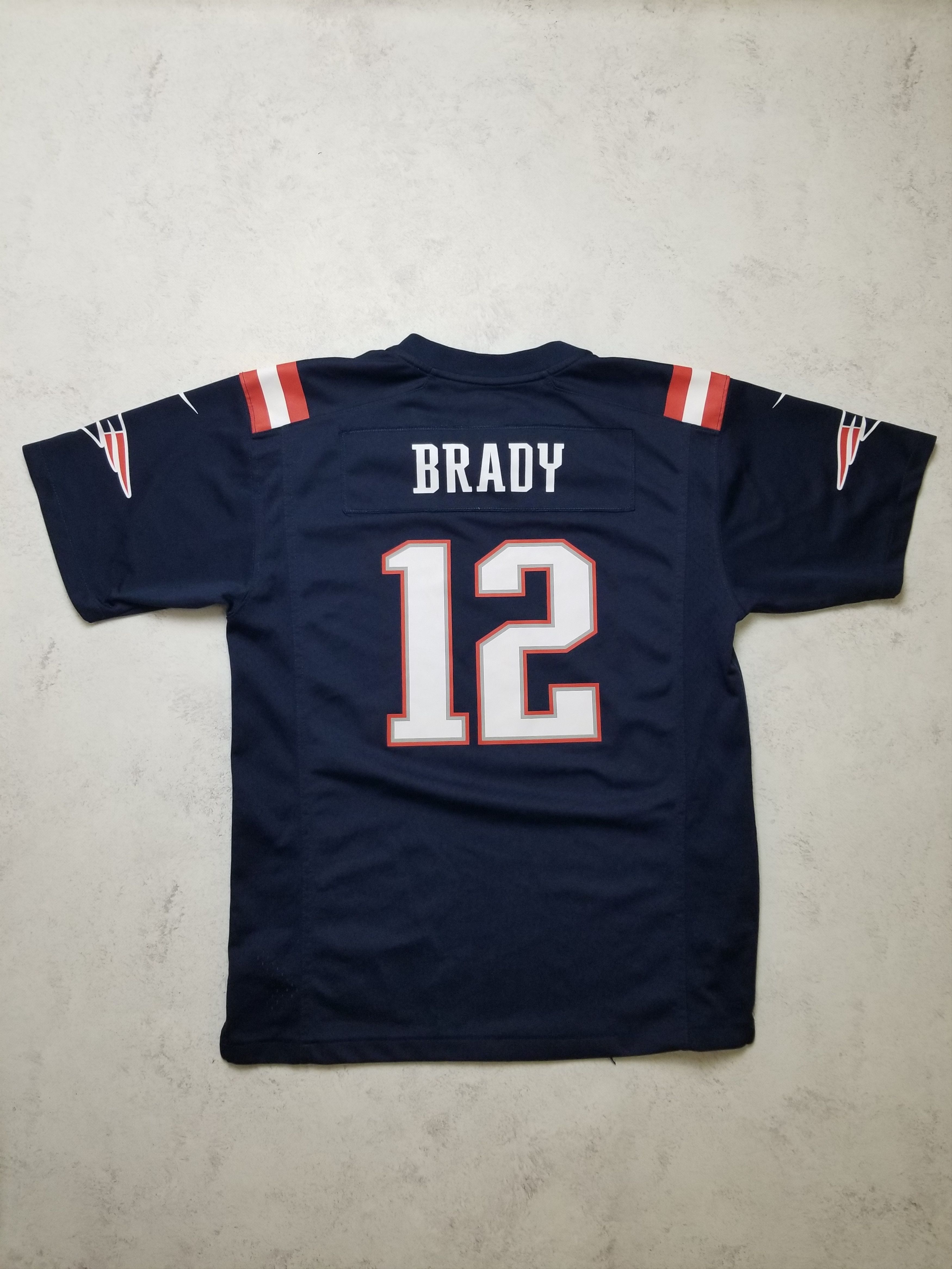Nike Nike Tom Brady #12 New England Patriots NFL Jersey Youth XL Size US XS / EU 42 / 0 - 1 Thumbnail