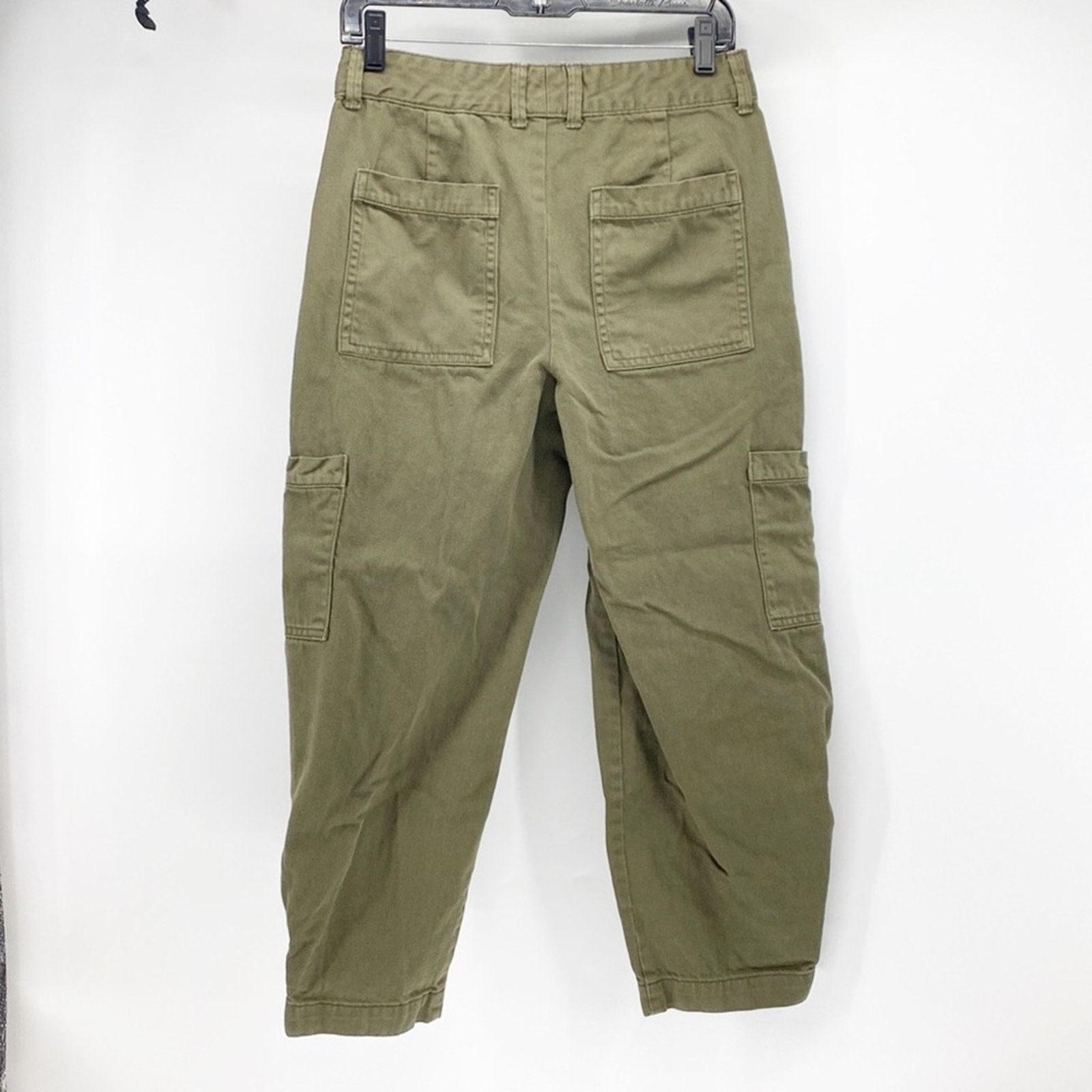 Banana Republic Banana Republic Cargo Ankle Pants green Pockets barrel chic Size 26" / US 2 / IT 38 - 7 Thumbnail