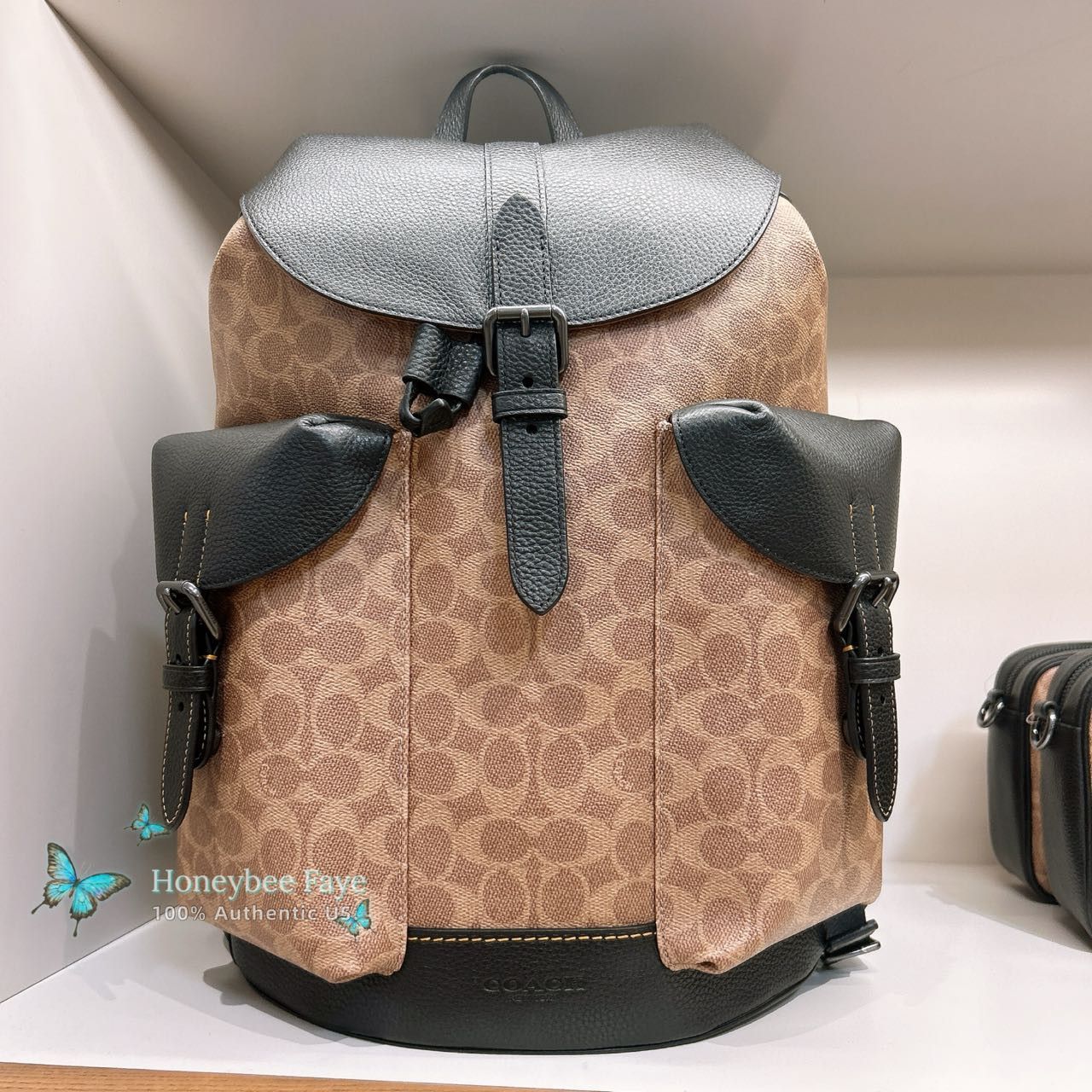 Coach Warner Backpack In Signature Canvas CW211 Size ONE SIZE - 1 Thumbnail