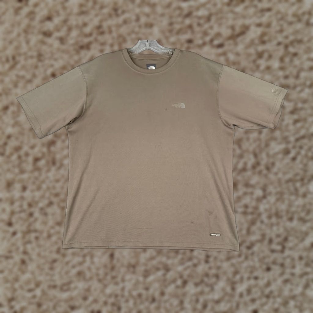 The North Face The North Face Shirt Men Medium Beige Short Sleeve Crew Vaporwick Polyester READ Size US M / EU 48-50 / 2 - 1 Thumbnail