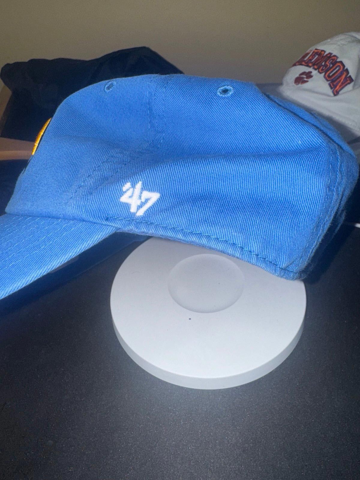 47 Brand Los Angeles Chargers 47 Brand Strapback Hat Blue Rare Mens Size ONE SIZE - 3 Thumbnail