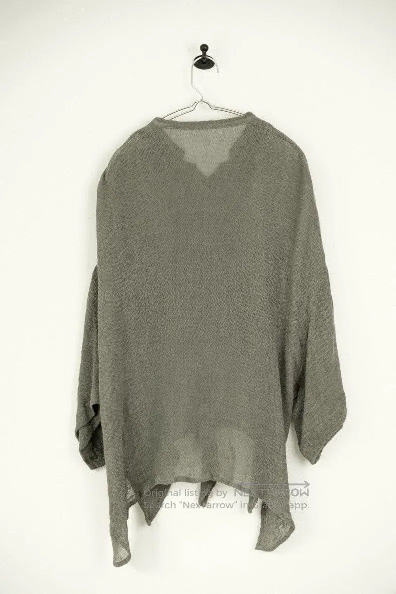 Y's Y's 23 SS vintage lime green linen feather cardigan sweate Size XS / US 0-2 / IT 36-38 - 7 Thumbnail