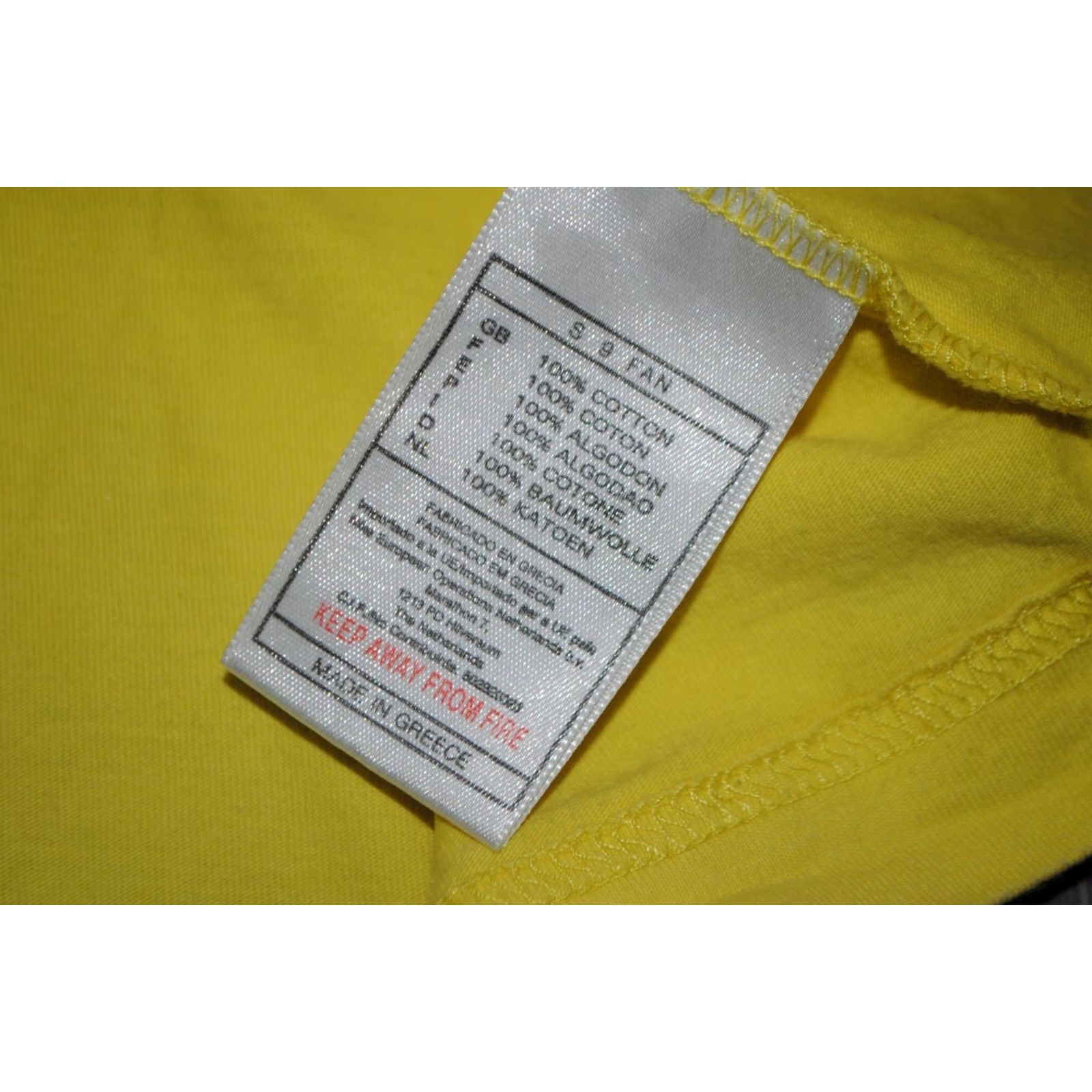 Nike 90'S VINTAGE NIKE YELLOW T SHIRT EMBROIDERED MADE IN GREECE SIZE L Mens Large T-shirt 100% Cotton Short Sleeve 1990s Rare Size US L / EU 52-54 / 3 - 6 Thumbnail