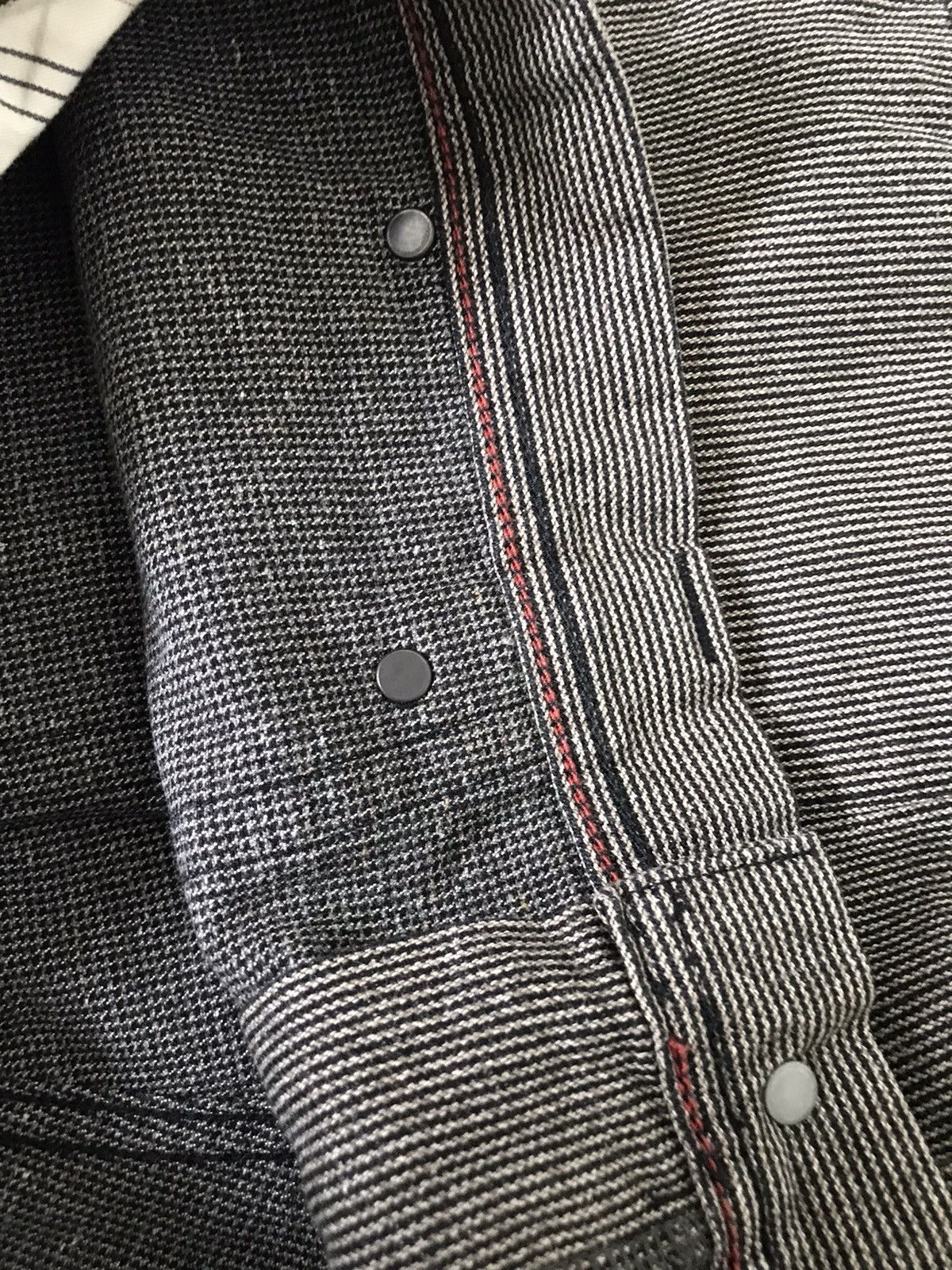 Japanese Brand BLUE WAY Garment Workers Houndstooth Rectangular Patch Pants Size US 34 / EU 50 - 12 Thumbnail