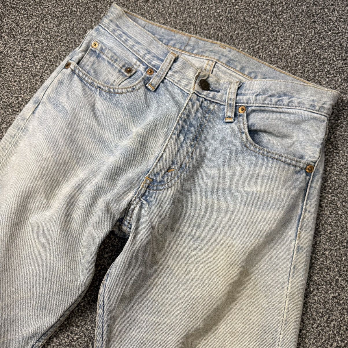 Beauty Beast 90s Levis 505 Distressed Aging Denim y2k Style Size US 28 / EU 44 - 3 Thumbnail