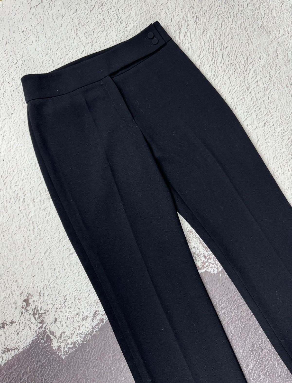 Jil Sander Jil Sander navy blue wool classic dress pant old money style Size 25" / US 0 / IT 36 - 6 Thumbnail