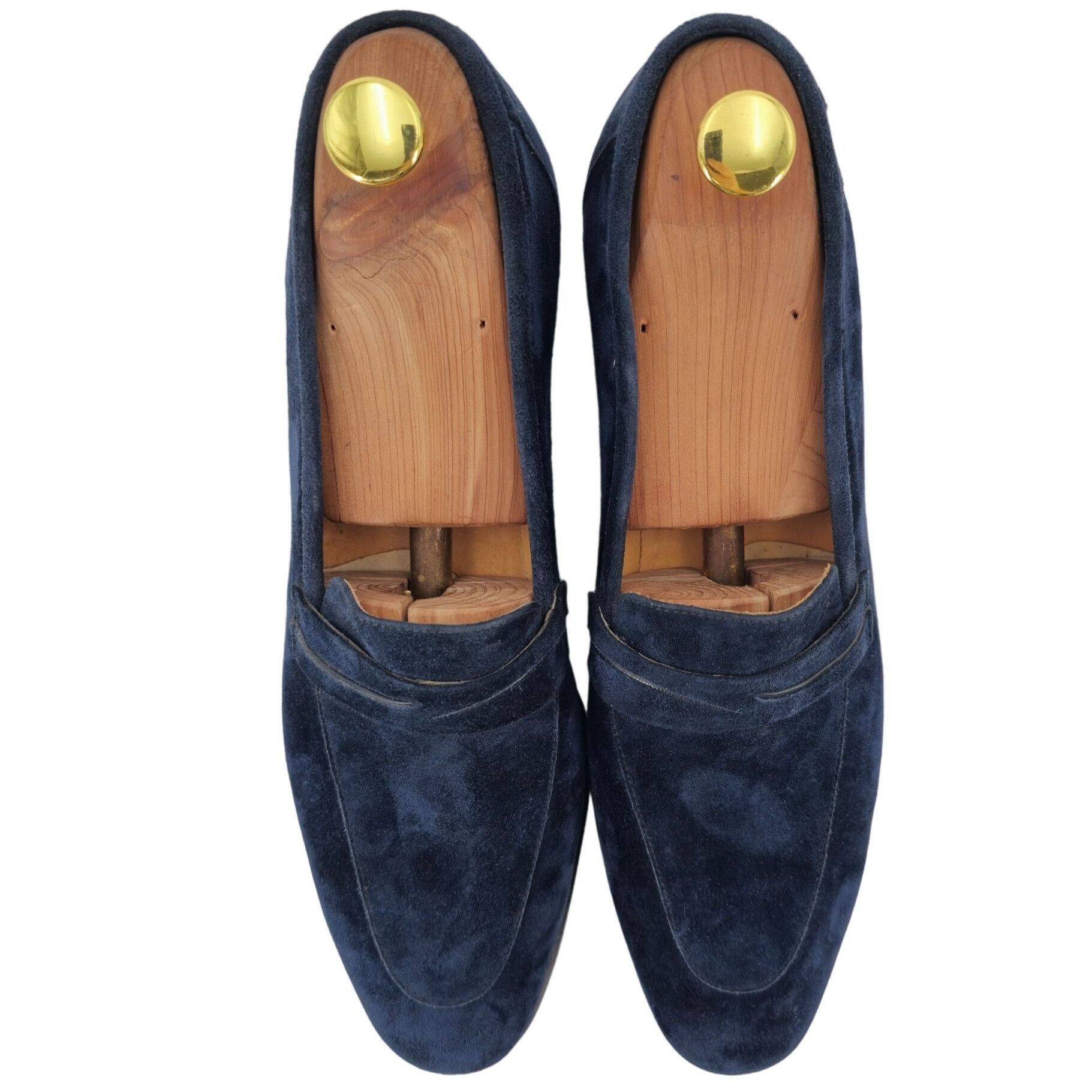 Pierre Cardin NEW Vintage Pierre Cardin Paris Navy Blue Suede Loafer 10 Size US 10 / EU 43 - 2 Thumbnail