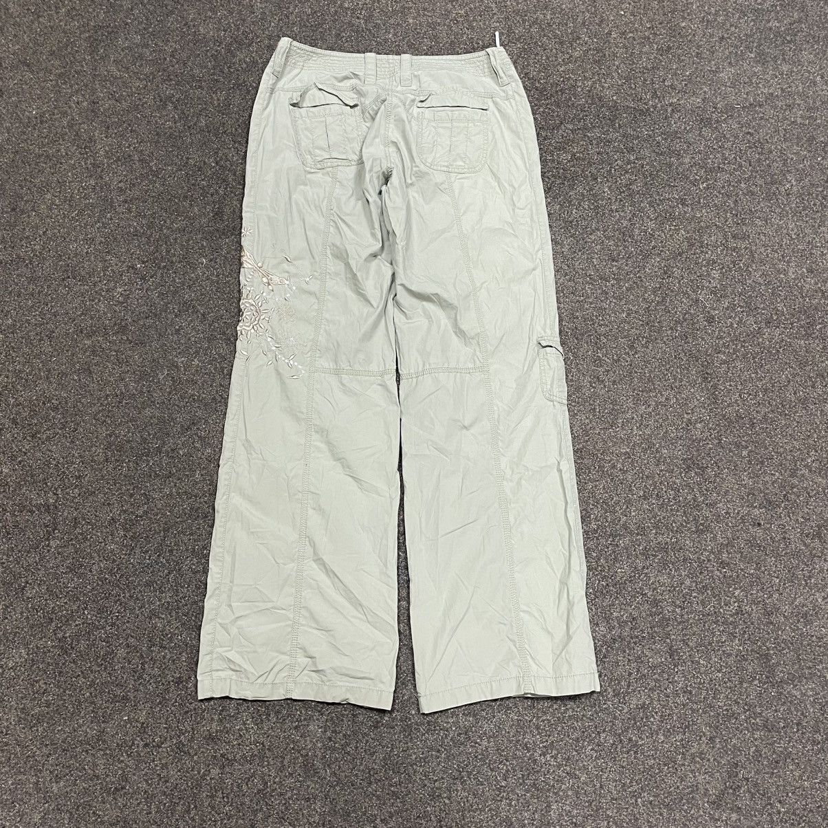 Vintage Vintage Y2K Baggy Cargo Pants Parachute Streetwear Washed 35 Size 35" - 4 Thumbnail