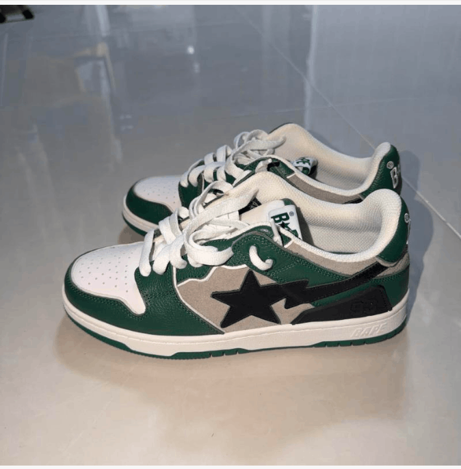Bape Low cut casual board shoes Size US 9 / EU 42 - 1 Thumbnail
