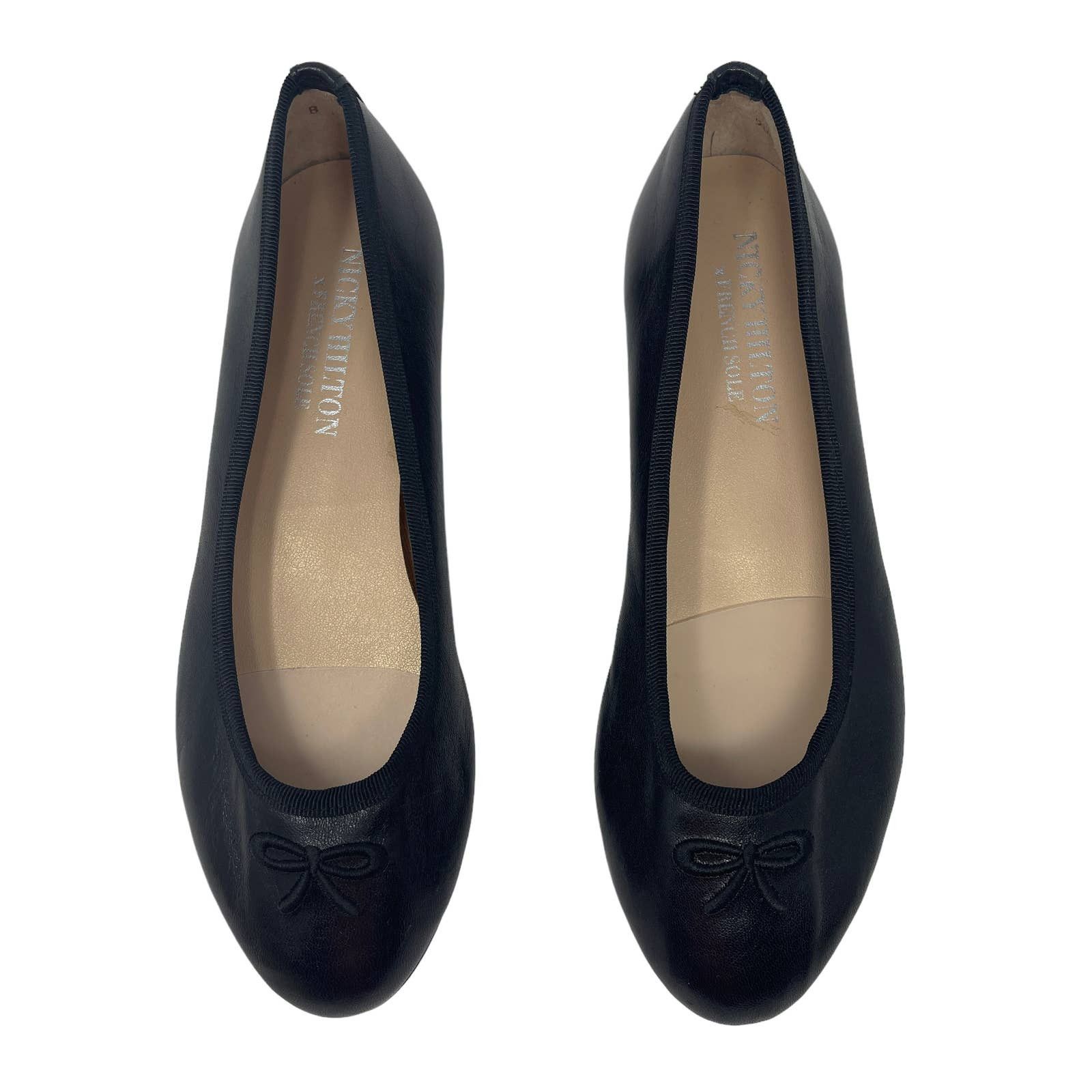 image of French Sole X Nicky Hilton Kathy Ballet Flats Nwob Size 6 in Black, Women's