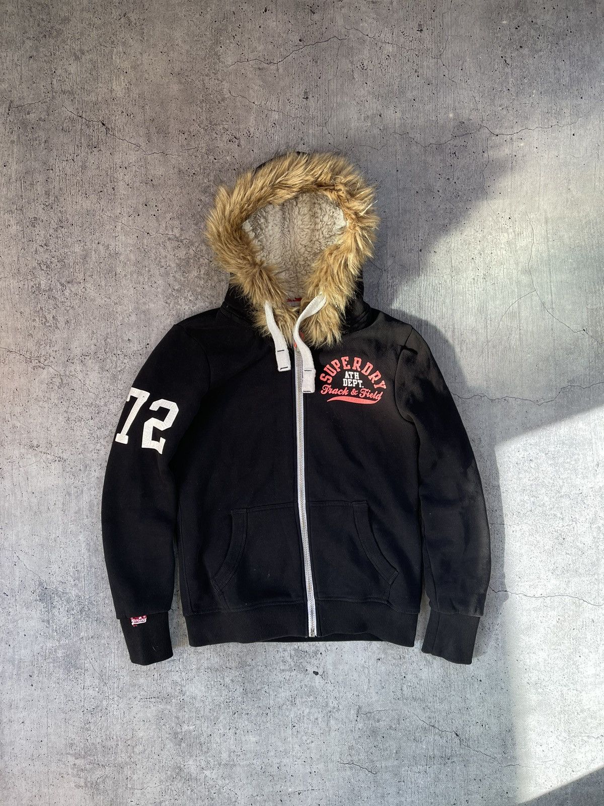 Superdry × Vintage Y2K Superdry FUR IfSixWasNine style Alaska Hoodie Size M / US 6-8 / IT 42-44 - 1 Thumbnail