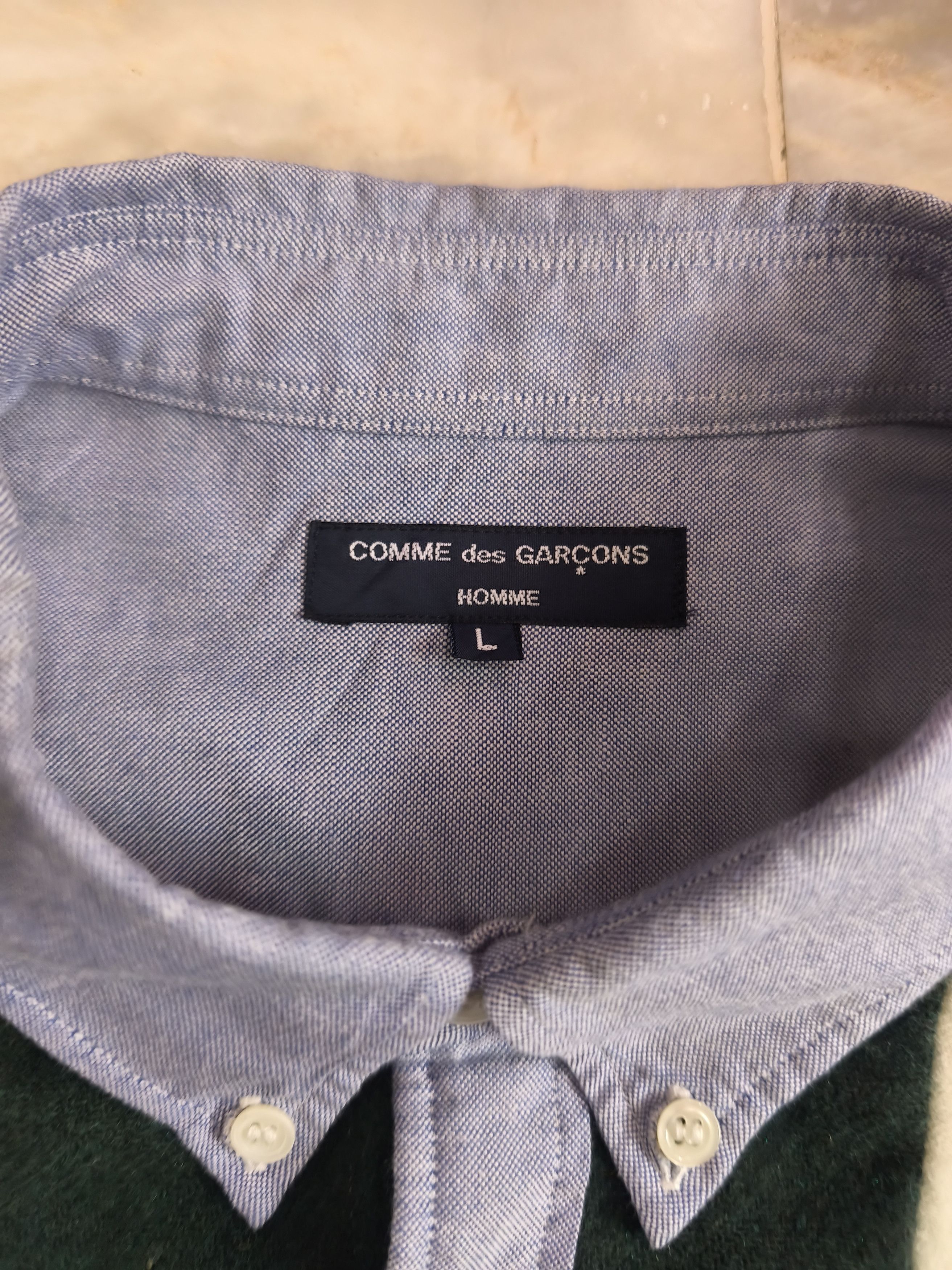 Comme des Garcons Homme Comme des Garcons Homme conversion shirt Size US L / EU 52-54 / 3 - 5 Thumbnail