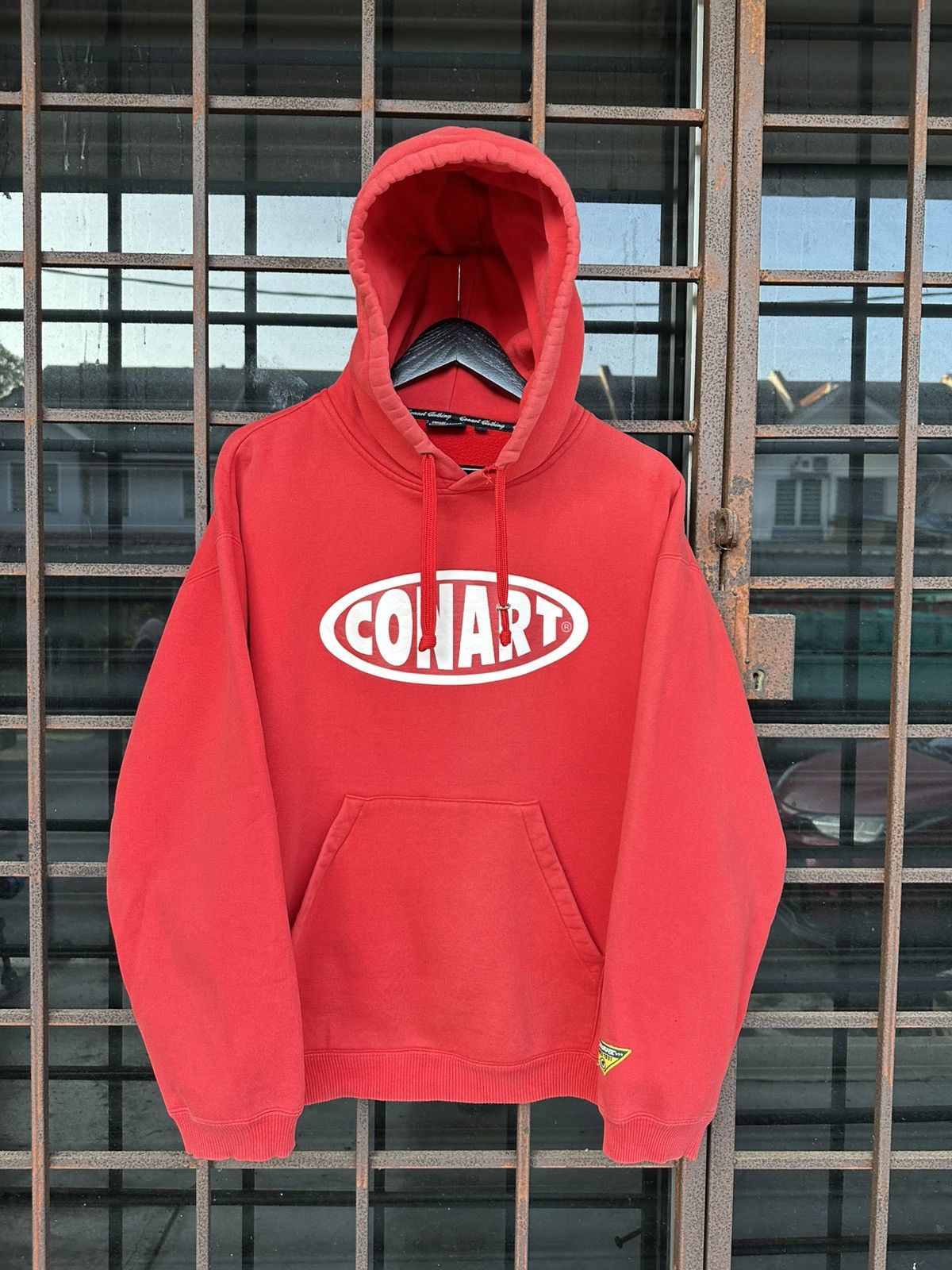 Vintage Vintage THRASHED Faded Conart Hoodie Size US L / EU 52-54 / 3 - 1 Thumbnail