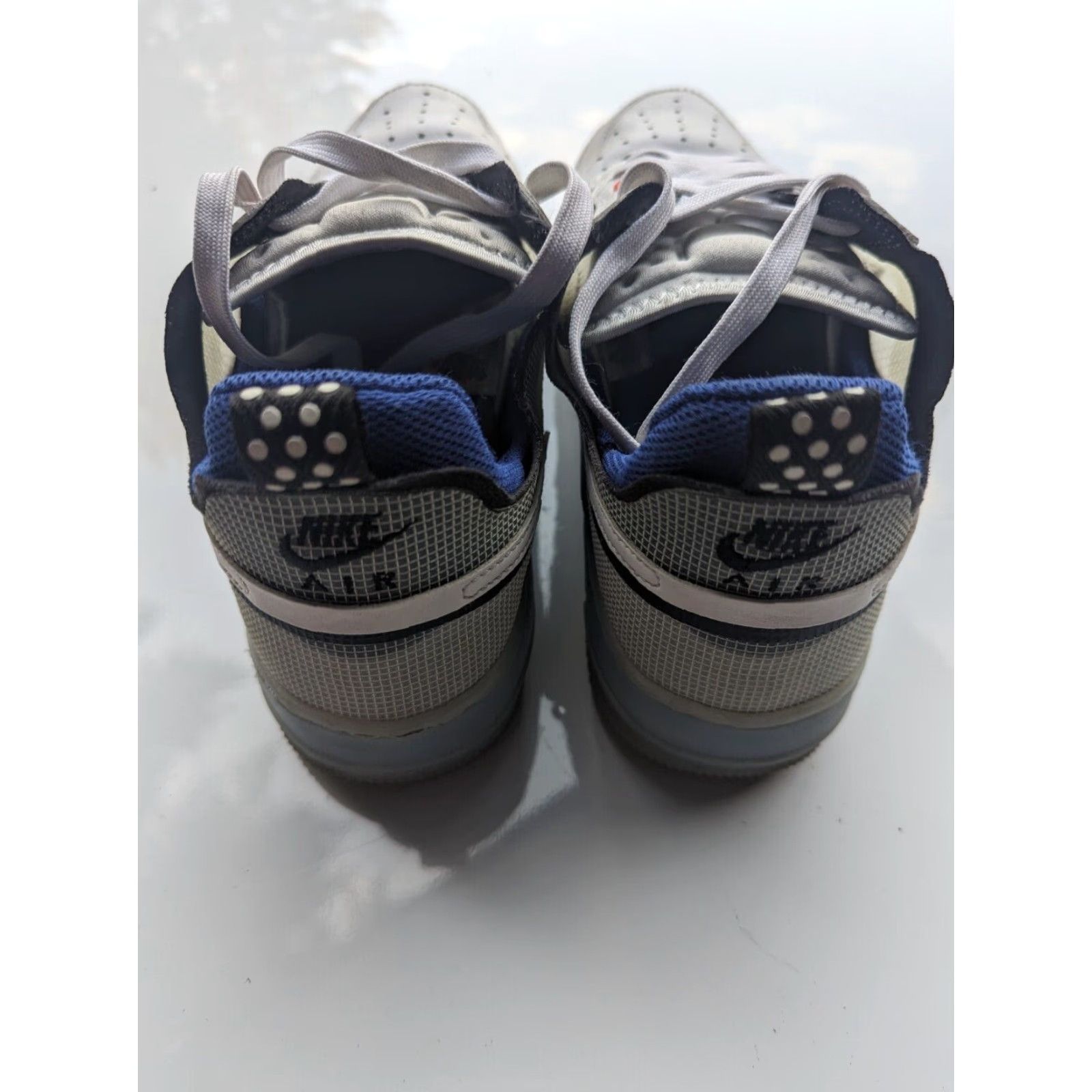 Nike NIKE AIR FORCE 1 REACT SNEAKER White Light Photo Blue 8 Men DH7615-101 Size US 8 / EU 41 - 5 Thumbnail