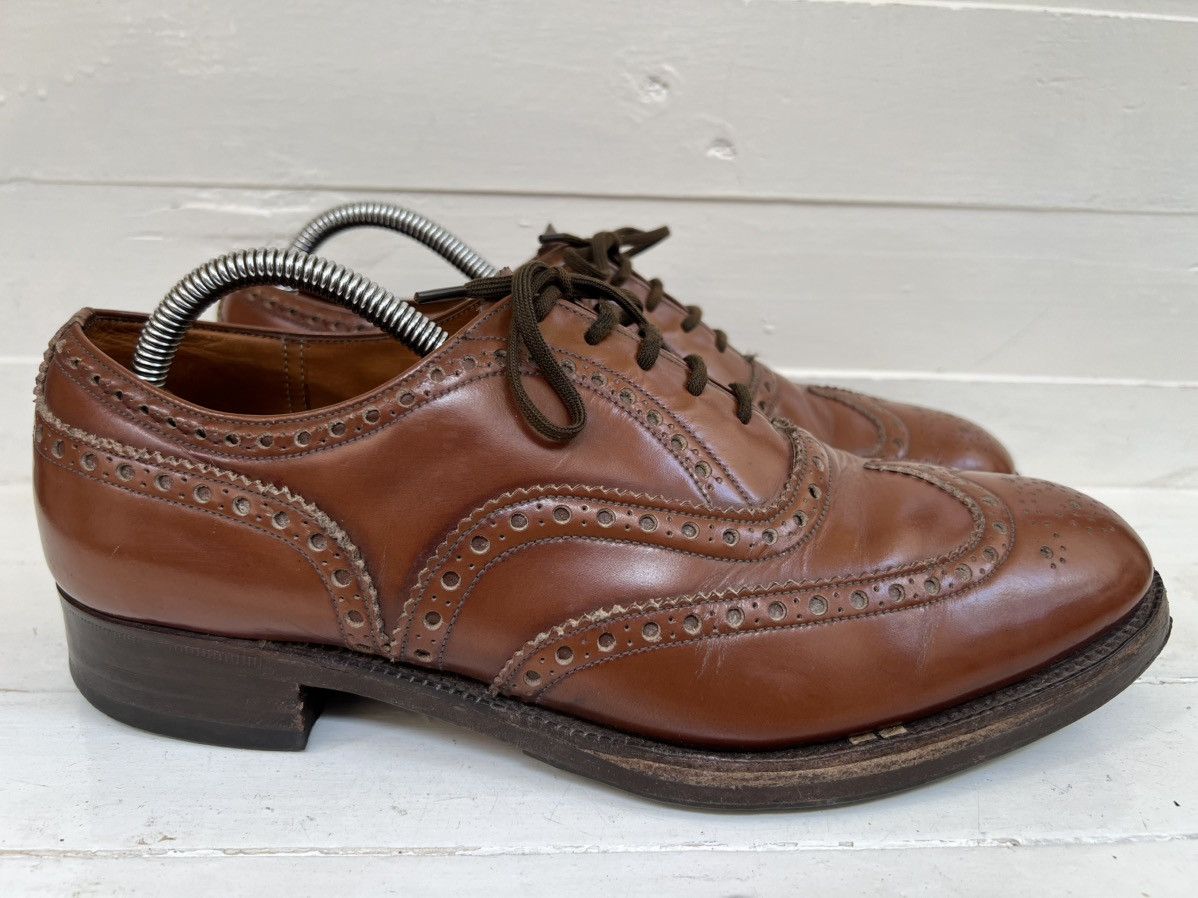 Church's Church's Burwood Wing-tip Sandalood Polished Binder England Size US 9 / EU 42 - 6 Thumbnail