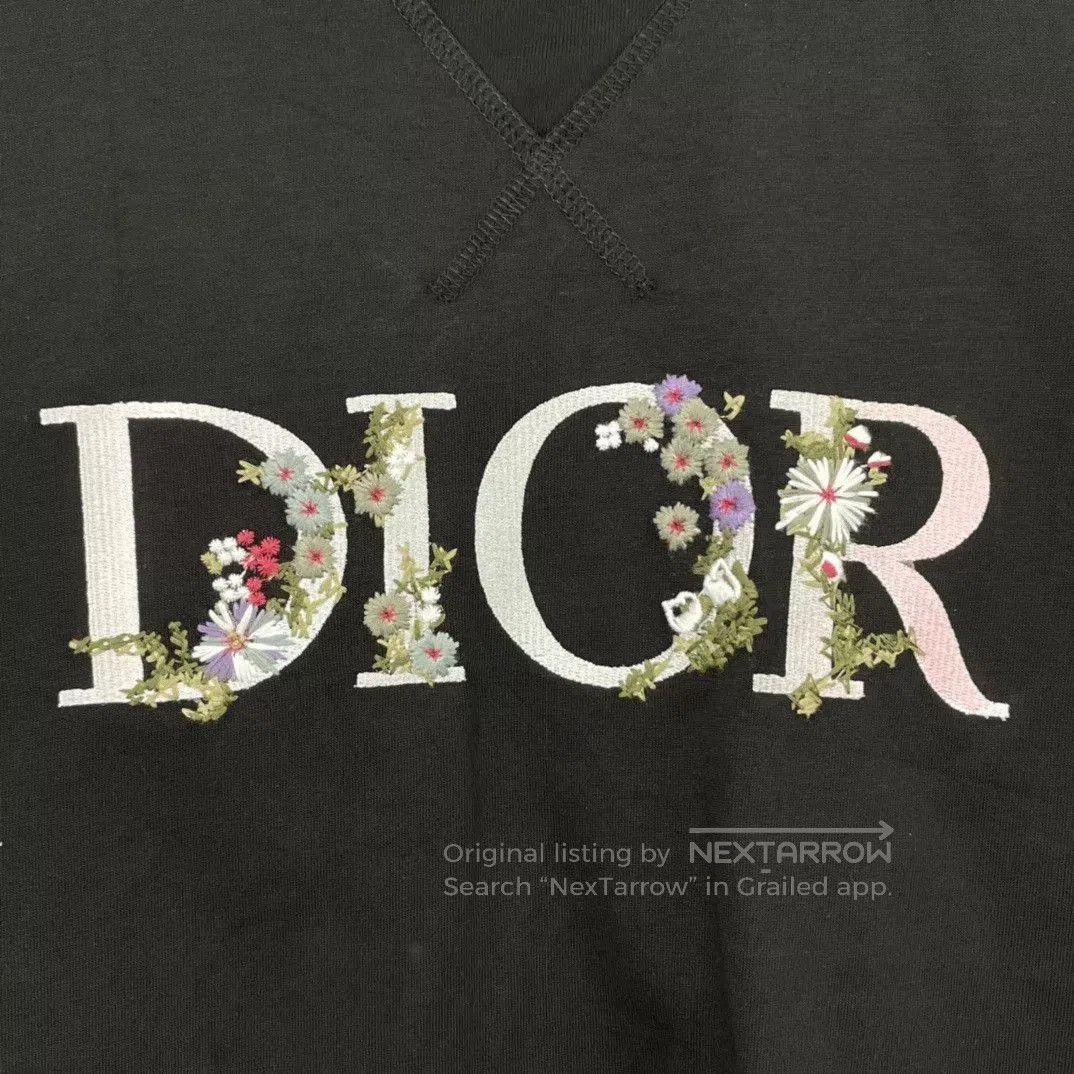 Dior dior floral embroidered short sleeve t-shirt. Size US XL / EU 56 / 4 - 3 Thumbnail