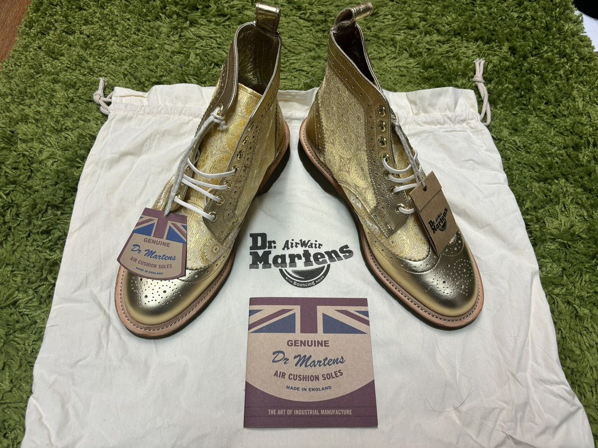 image of Dr Martens Surya Crafted Collection Shoes in Gold, Men's (Size 8)